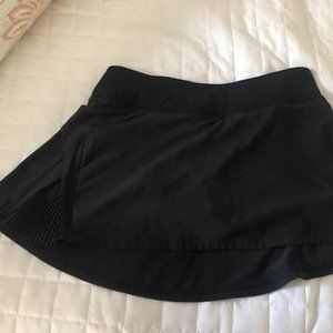 Lululemon New Skirt Black Play Off the Pleats